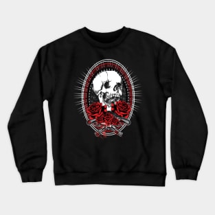 Skull Rose Skeleton Crewneck Sweatshirt